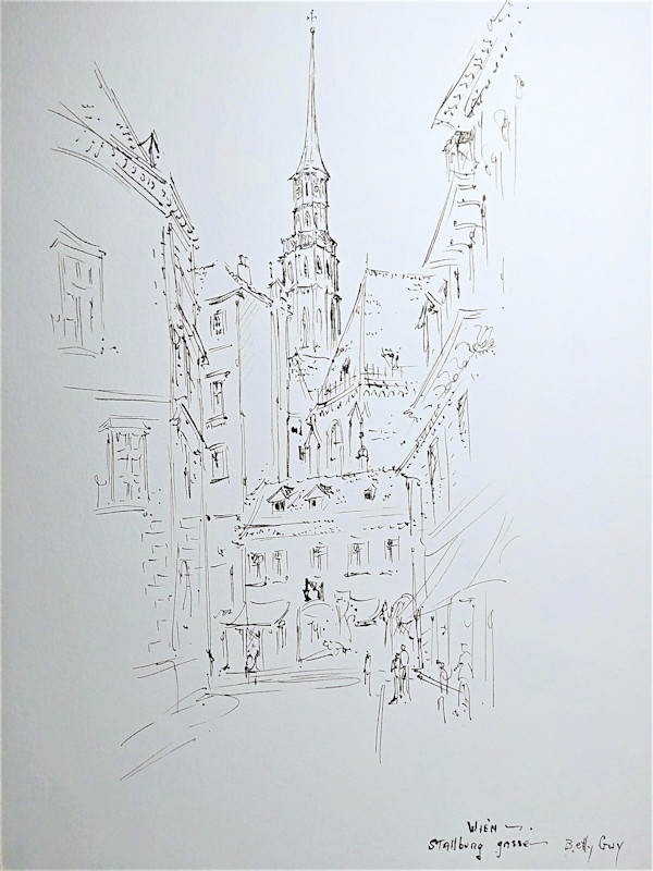 Wien Stallburg gasse by Betty Guy