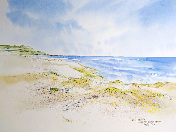California - Near San Louis Obispo by Betty Guy