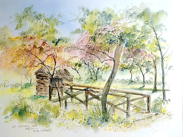 Off Edgeware Road Near Salinas by Betty Guy