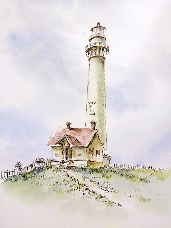 Untitled (Pigeon Point Lighthouse) by Betty Guy