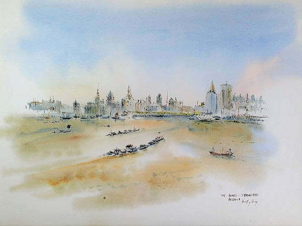 The Bund - Shanghai by Betty Guy