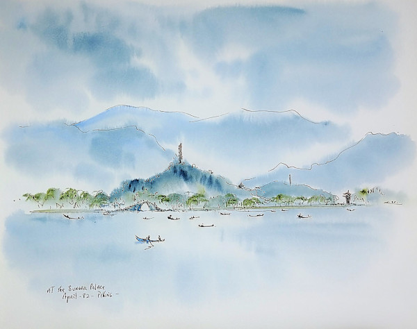 At The Summer Palace Peking by Betty Guy