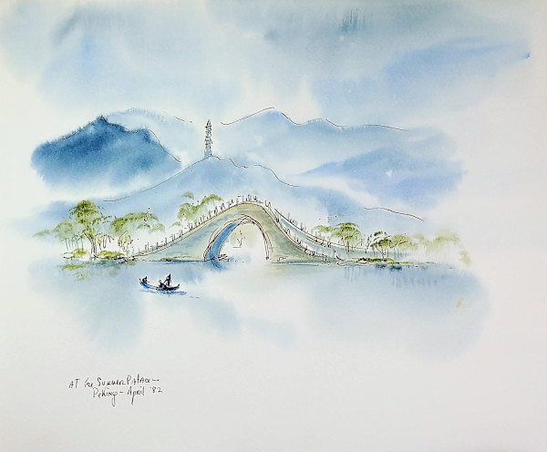 At The Summer Palace Peking by Betty Guy