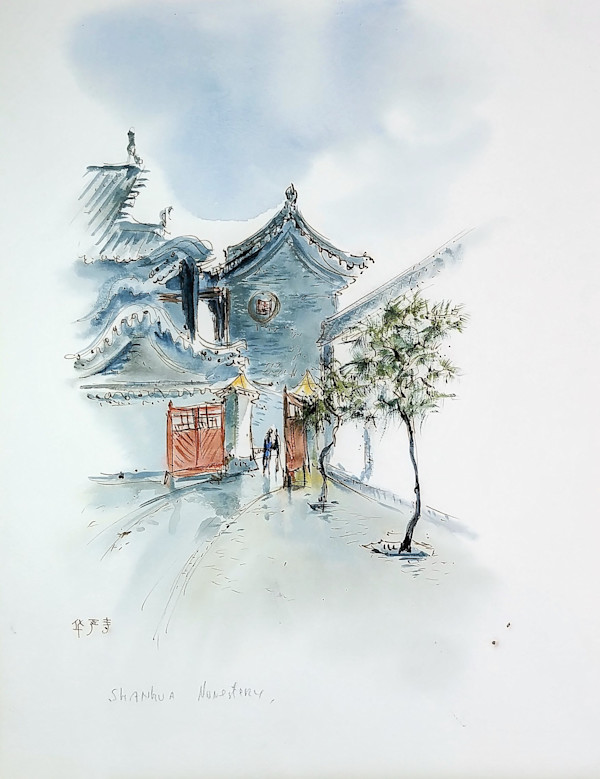 Shanhua Monastery by Betty Guy, Image 1.