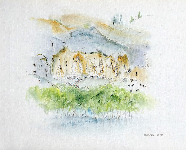 Longmen Caves by Betty Guy, Image 1.