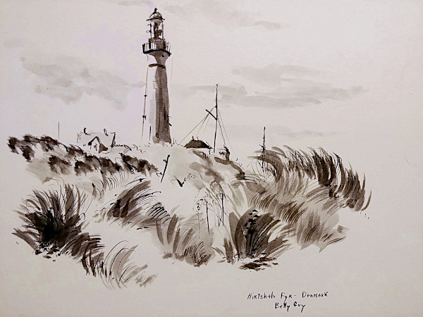 Hirtshals Fyr Denmark by Betty Guy