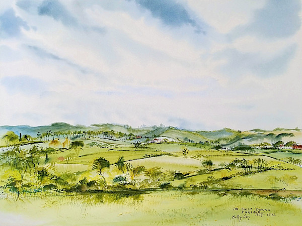 The South Downs England by Betty Guy