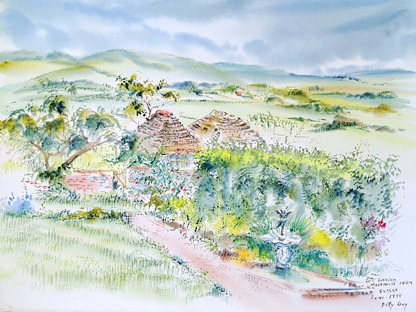 Jo's Garden Malthouse Farm Sussex by Betty Guy