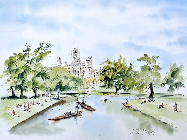 St. John's College & The BacksCambridge by Betty Guy