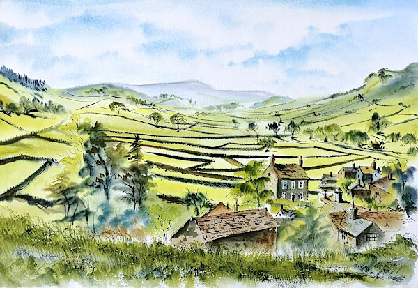 Kettlewell in Yorkshire by Betty Guy