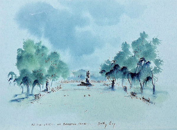 At Hampton Court by Betty Guy