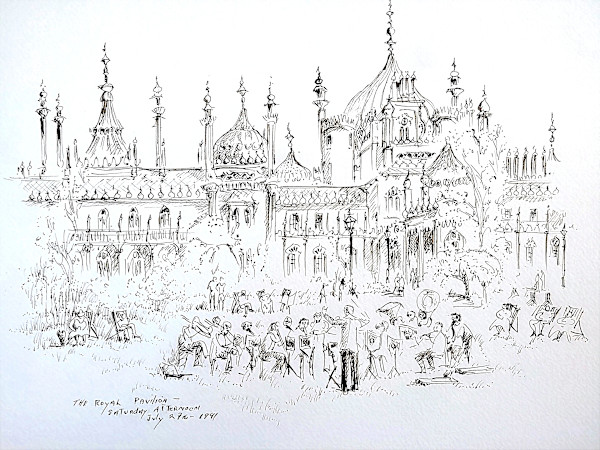 The Royal Pavilion Saturday Afternoon by Betty Guy