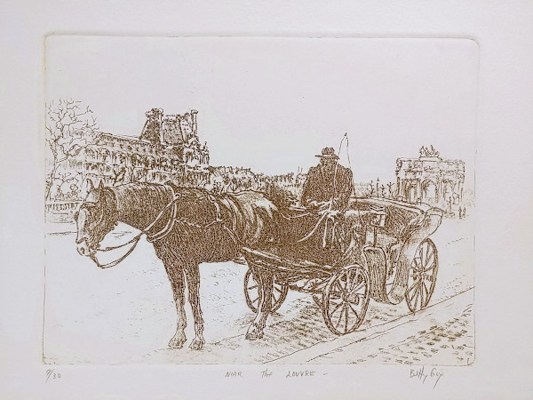 Near the Louvre by Betty Guy