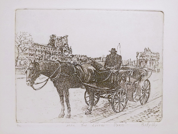 Near the Louvre - Paris by Betty Guy