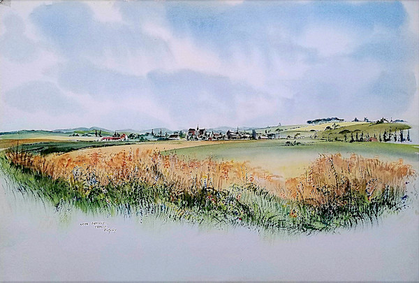 Near Gressey France by Betty Guy