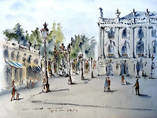 Place Stanislas Nancy - France by Betty Guy