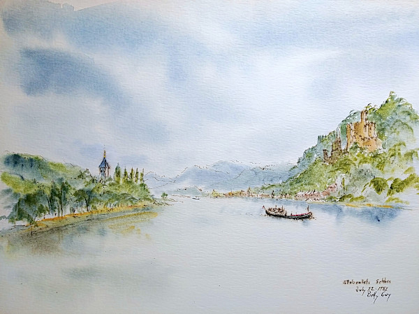 Stolzenfels Schloss by Betty Guy