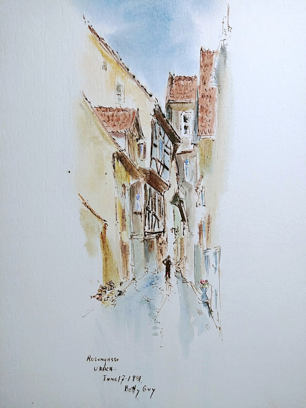 Rosengasse Urach by Betty Guy