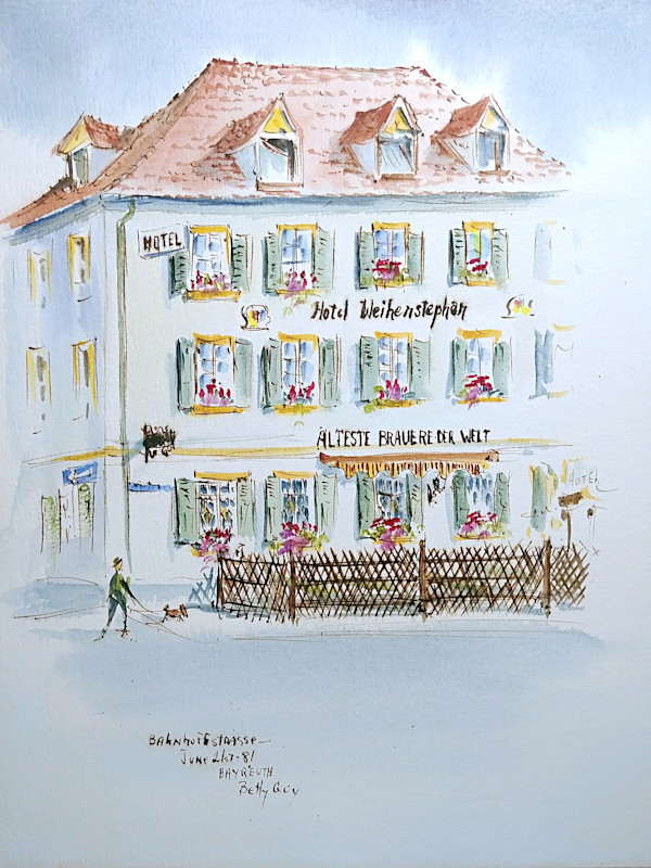 Bahnhoffstrasse Bayreuth by Betty Guy