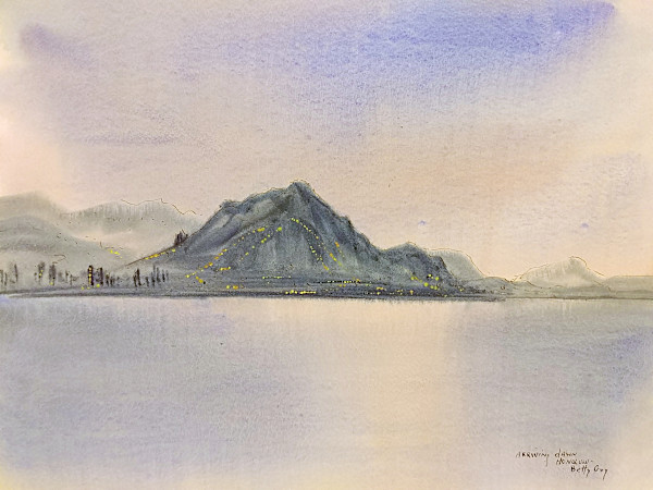 Arriving dawn Honolulu by Betty Guy