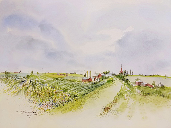 In Iowa Near Luxenboug by Betty Guy