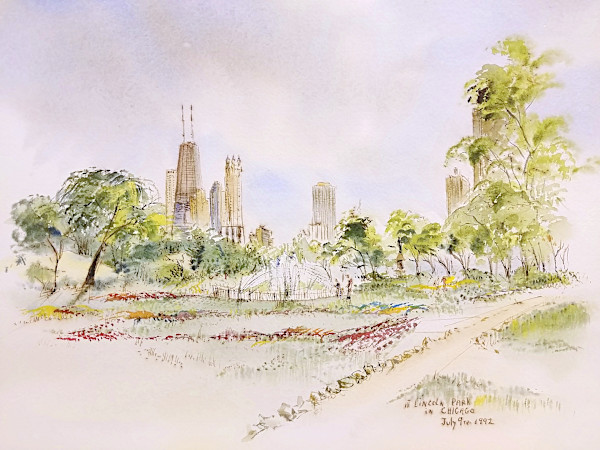 At Lincoln Park in Chicago by Betty Guy