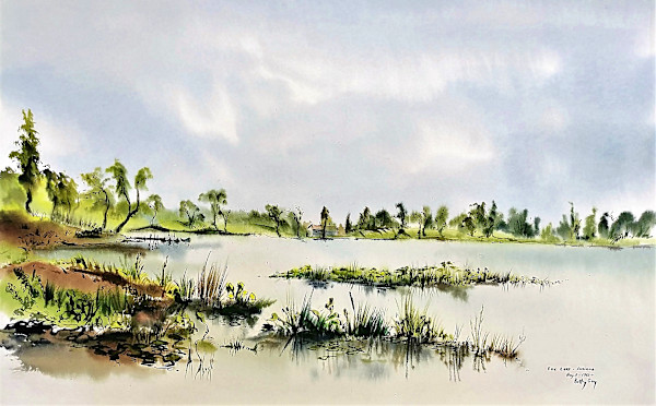 Fox Lake Indiana by Betty Guy