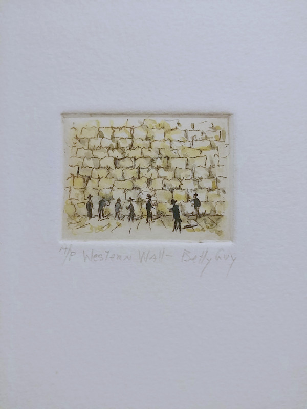 Western Wall by Betty Guy