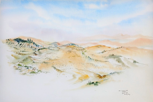 The Judean Hills Israel by Betty Guy