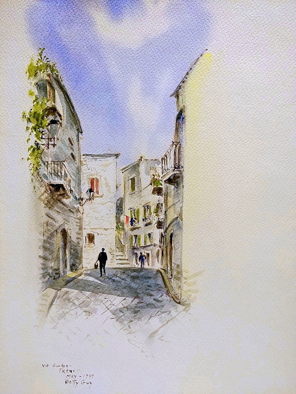 Via Giudea -Trani by Betty Guy