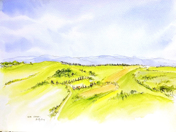 Near Sienna by Betty Guy