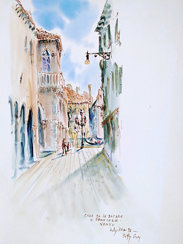 Calle De Le Becarie o Panataria Venice by Betty Guy