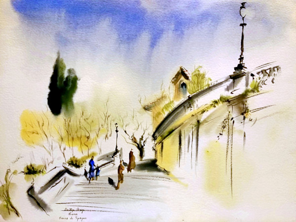 Roma Piazza di Spagna by Betty Guy