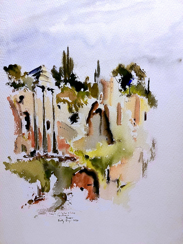 Temple of Castor Pollux The Forum Rome by Betty Guy