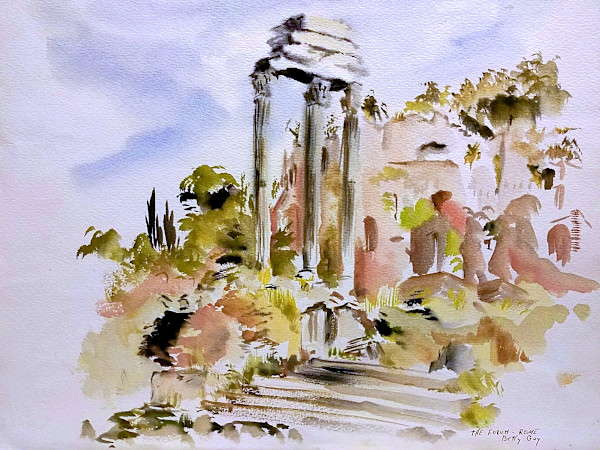 The Forum - Rome by Betty Guy