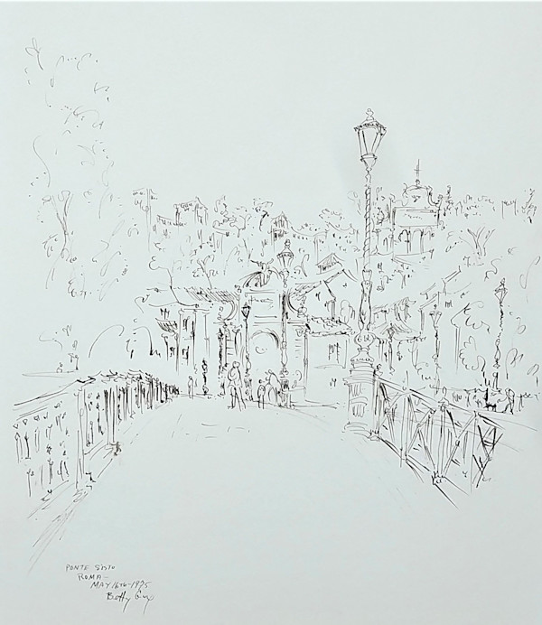 Ponte Sisto Roma by Betty Guy