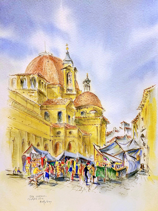 San Lorenzo Florence by Betty Guy
