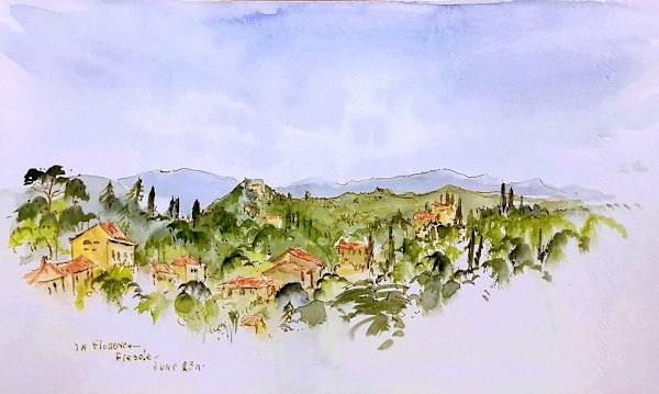 In Florence - Fresole by Betty Guy