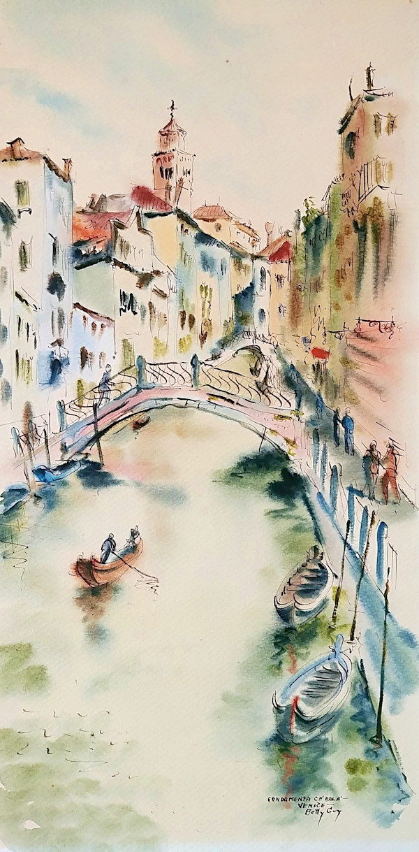 Fondamenta Ca'Bala Venice by Betty Guy