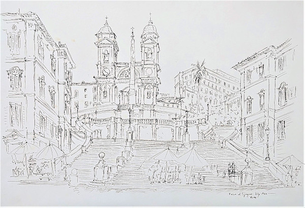 Piazza de SpagnaRome by Betty Guy
