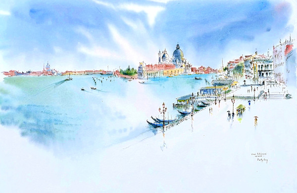 Riva Schiavoni Venice by Betty Guy