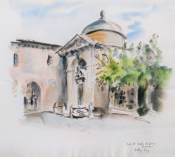Tomb of Dante Alighieri Ravenna by Betty Guy