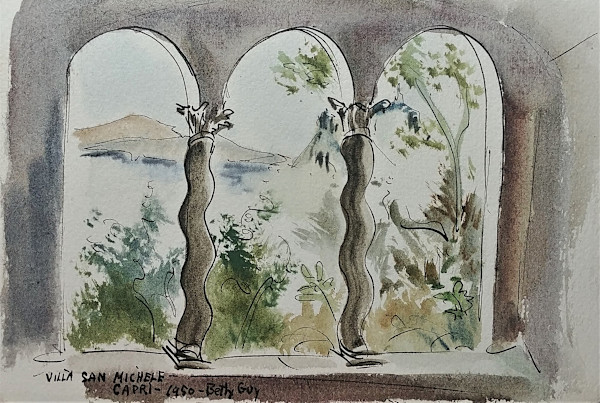 Villa San Michele Capri by Betty Guy