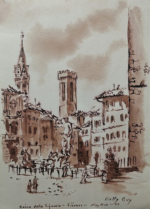 Piazza della Signoria - Firenze by Betty Guy