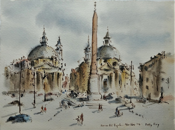 Piazza del Popolo by Betty Guy
