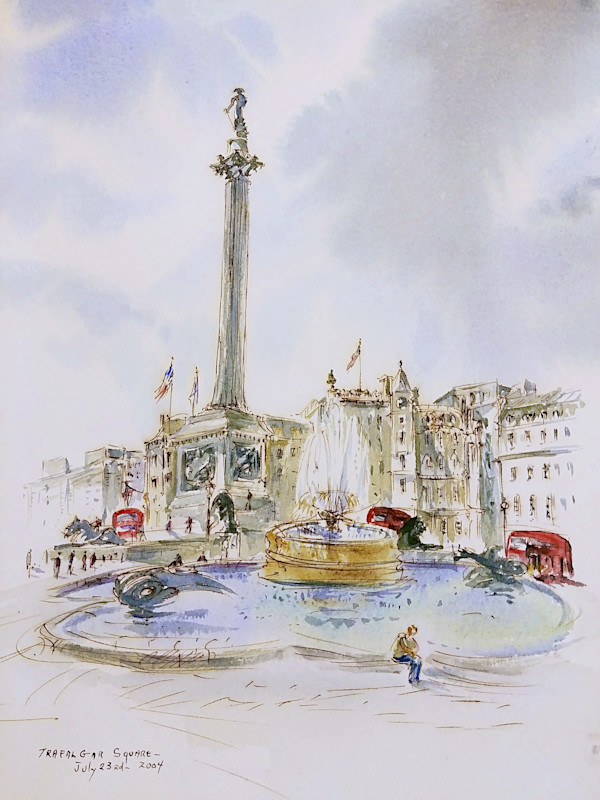 Trafalgar Square by Betty Guy