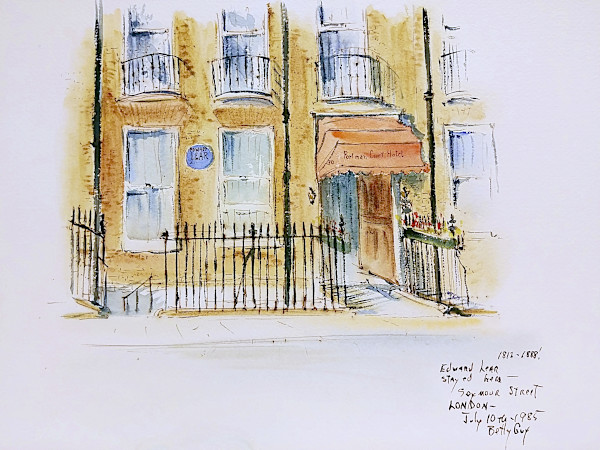 Edward Lear stayed here - Seymour Street by Betty Guy