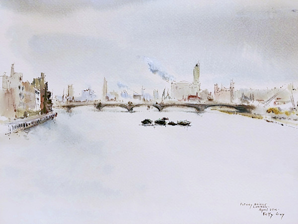 Putney Bridge London by Betty Guy