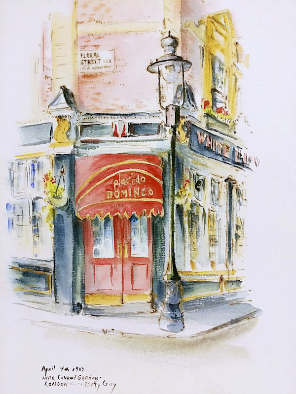 Near Covent Garden - London by Betty Guy