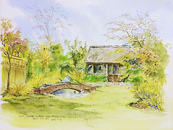 Liza's Garden in Kew - Near London by Betty Guy